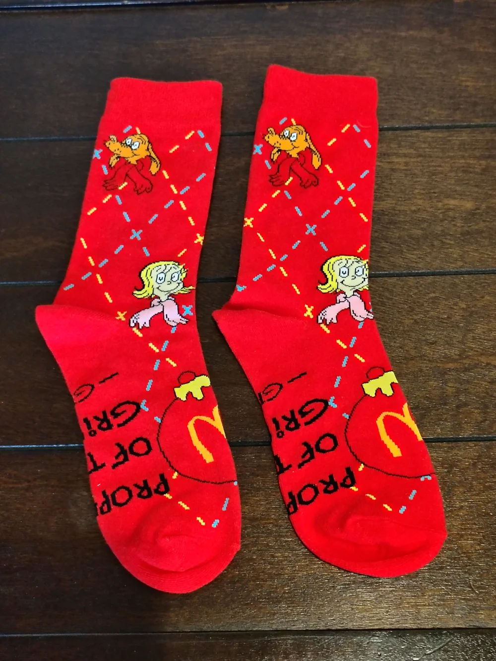 McDonald's Grinch Meal Socks